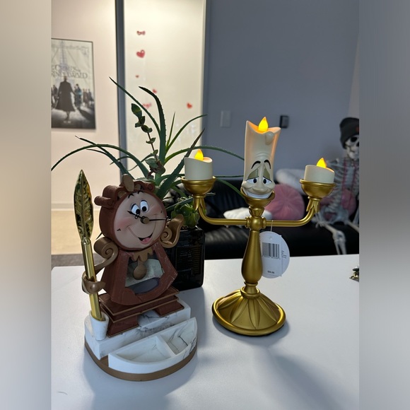 Disney Parks Exclusive Beauty and the Beast Light-Up Lumiere Candlestick Figure - Picture 4 of 5